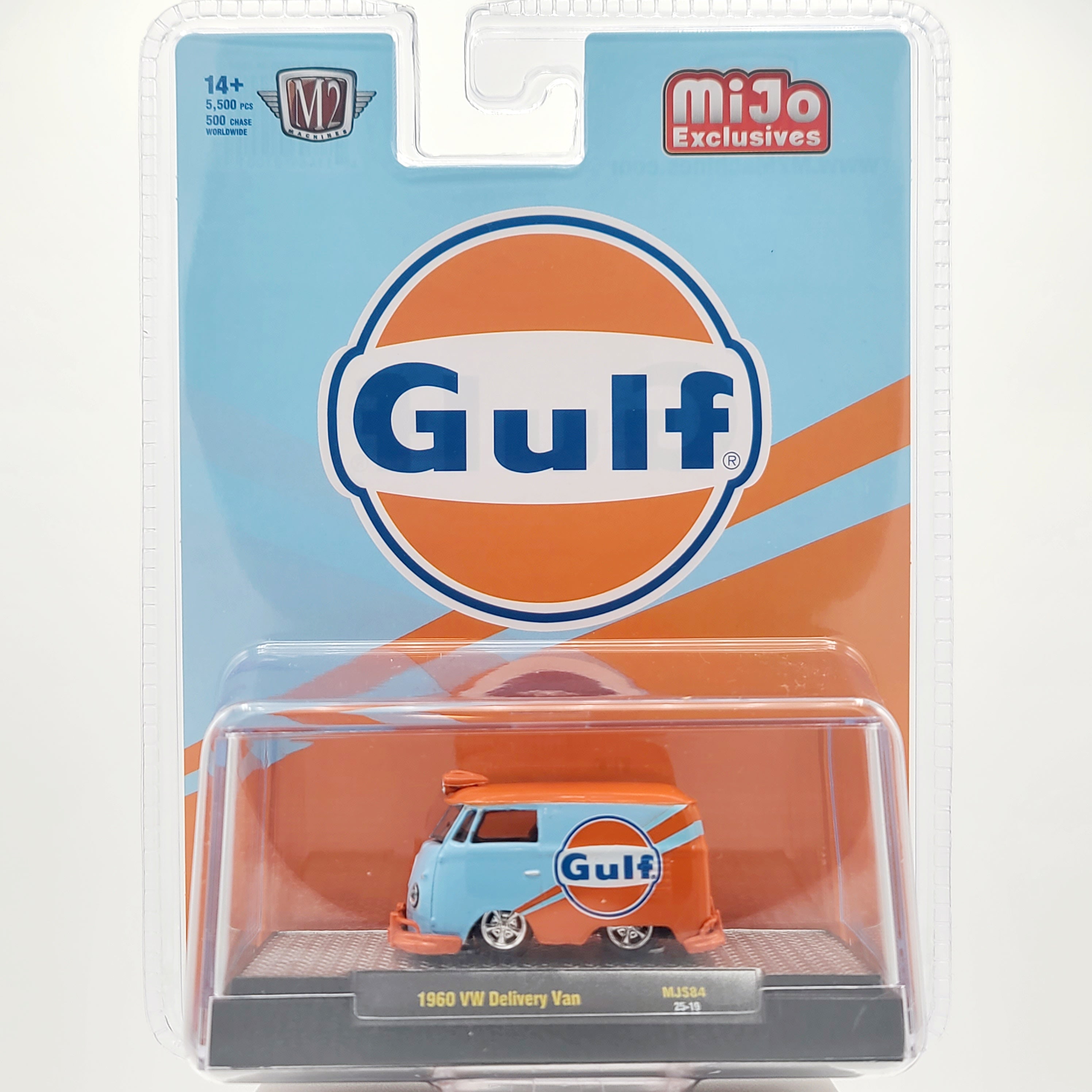 M2 Machines '60 VW Delivery Van - 1:64, Gulf Oil (2025 MiJo Exclusives - Limited Edition)